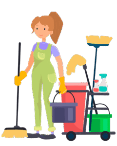 عاملات تنظيف بالساعة في عجمان