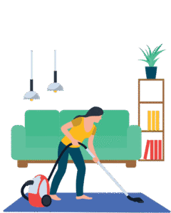 عاملات تنظيف بالساعة في عجمان